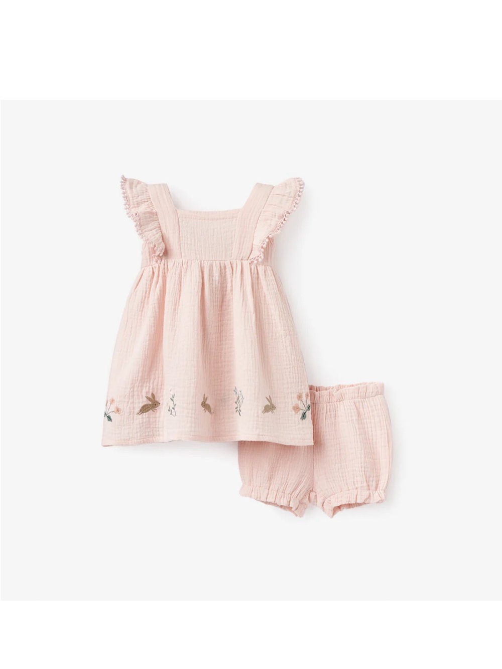Elegant baby organic cotton 2 piece set 9-12 M